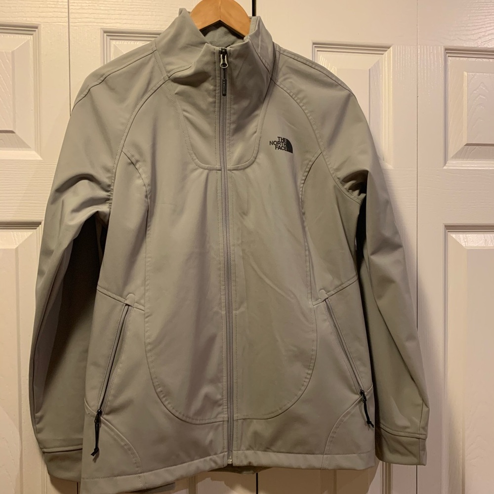 North Face Light Gray Windwall Jacket - image 1